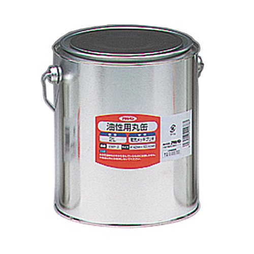 （まとめ買い）アサヒペン 油性用丸缶 2L KMP-2 〔×5〕