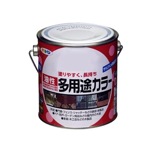 （まとめ買い）アサヒペン 油性多用途カラー 0.7L オーシャンブルー 〔3缶セット〕