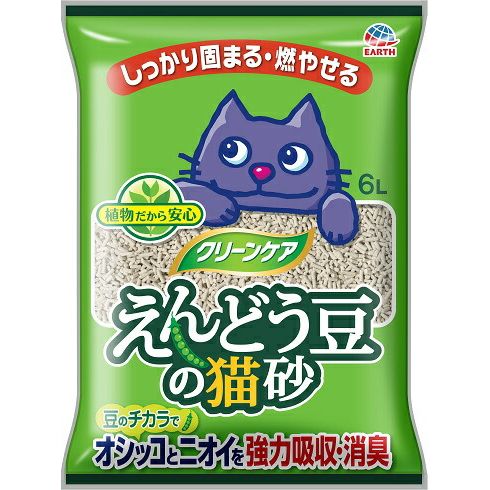 アース・ペット ターキー クリーンケア えんどう豆の猫砂 ペット用品