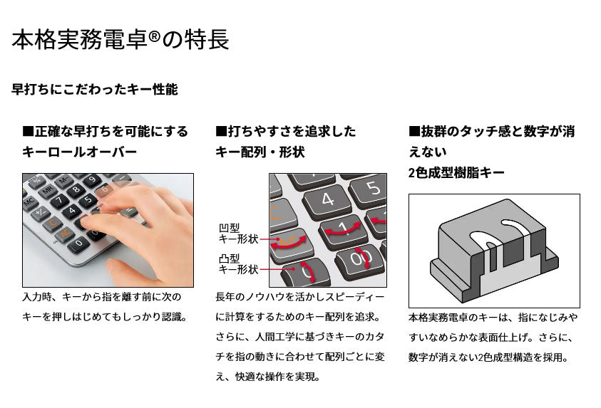 カシオ　本格実務電卓　デスクタイプ　DS-20DC-N　–　FUJIX