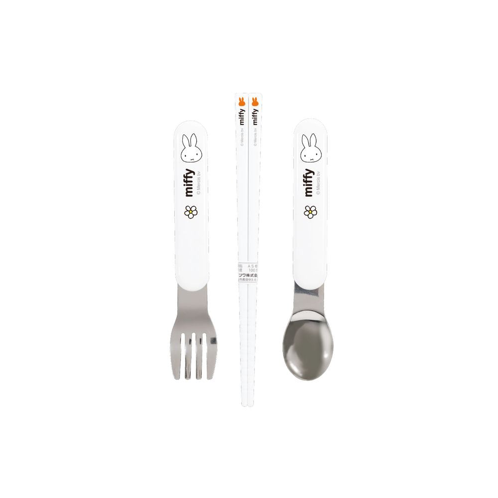 クツワ ミッフィー トリオセット 箸・スプーン・フォーク 食洗機対応 MF673 – FUJIX