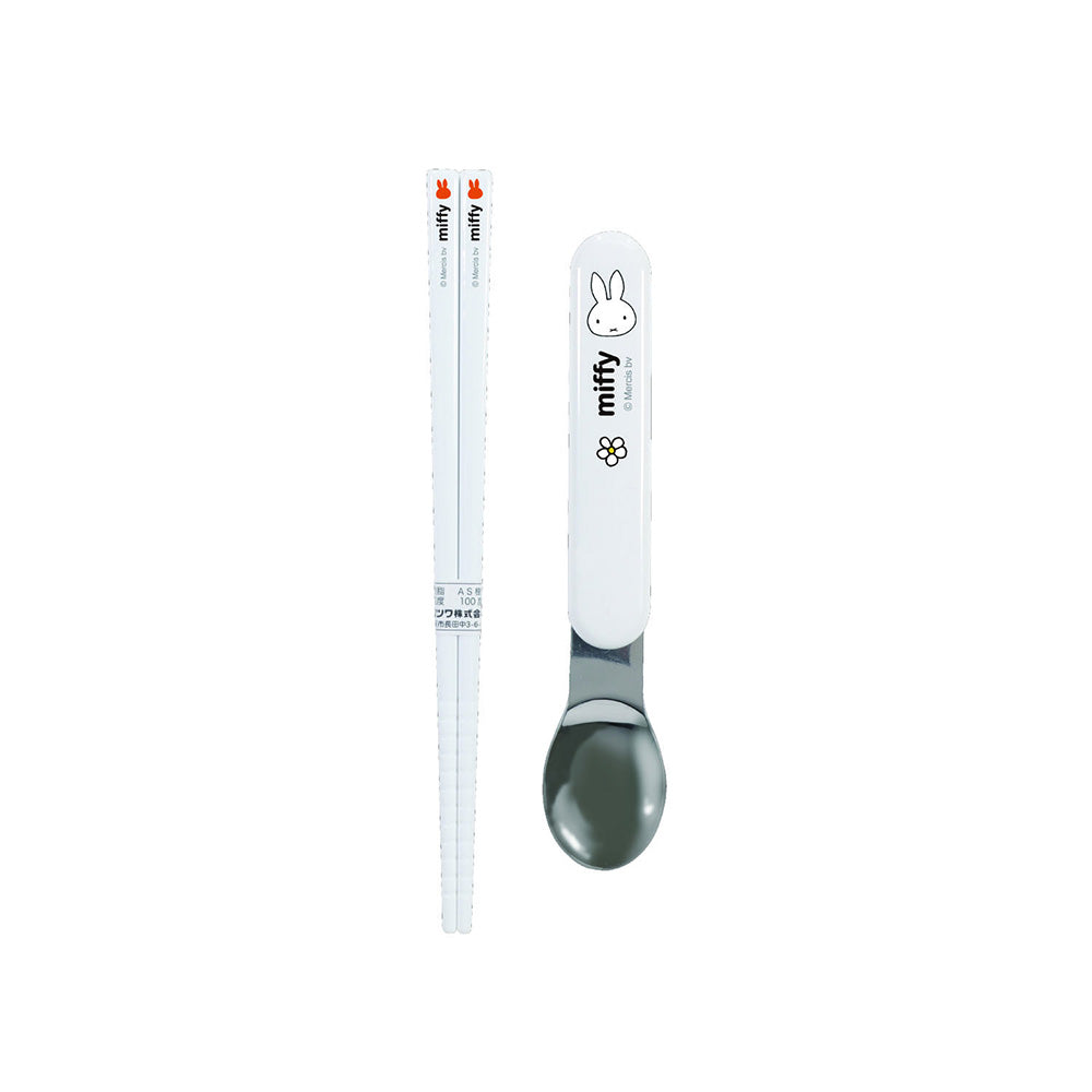 まとめ買い）クツワ ミッフィー コンビセット 箸・スプーン 食洗機対応 MF674 〔3個セット〕 – FUJIX