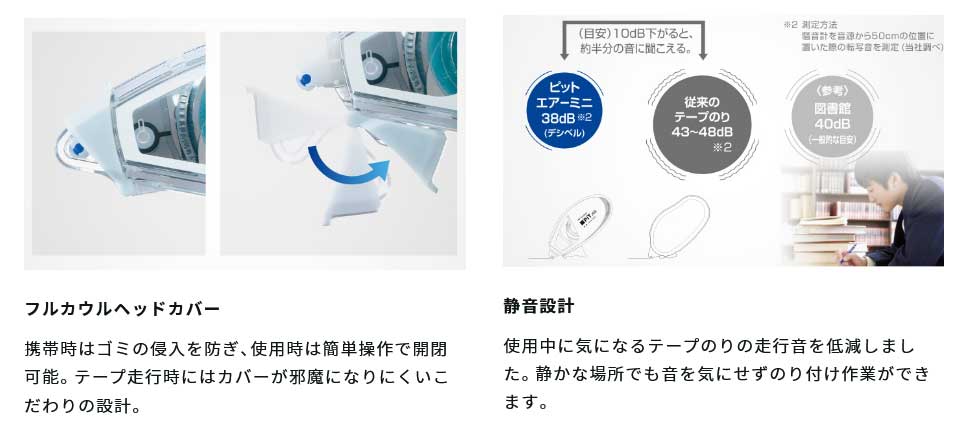トンボ　PIT　テープのり　本体＆詰替えテープセット - 2