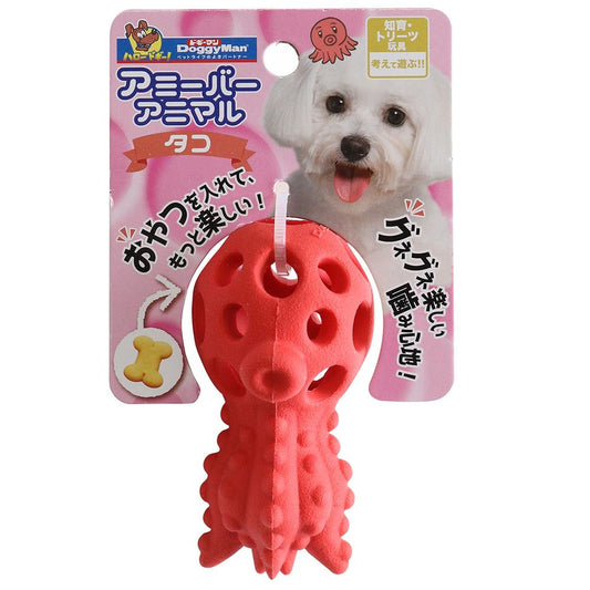 ドギーマン アミーバーアニマル タコ 犬用玩具