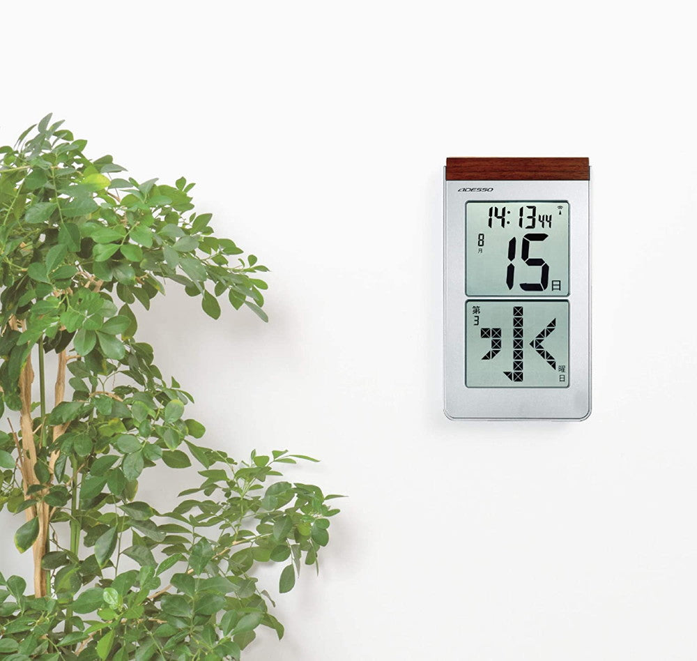 ADESSO メガ曜日 日めくり 電波時計 HM-301 - 7