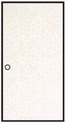 アサヒペン 水で貼れる鳥の子ふすま紙 95×180cm No.609 華飾