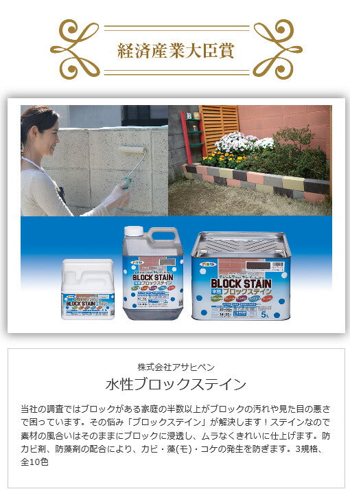 アサヒペン 水性ブロックステイン 屋内外用 2L ホワイト – FUJIX