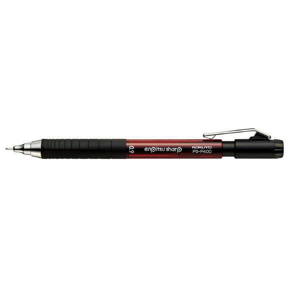 驚きの価格が実現！ コクヨ シャープペン 鉛筆シャープ TypeM ラバーグリップ 0.9mm 赤 PS-P400R-1P 
