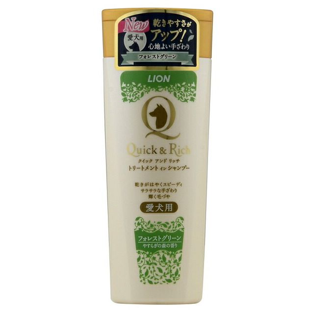 ライオン クイックリッチシャンプー全犬種用グリーン 200ｍｌ – FUJIX