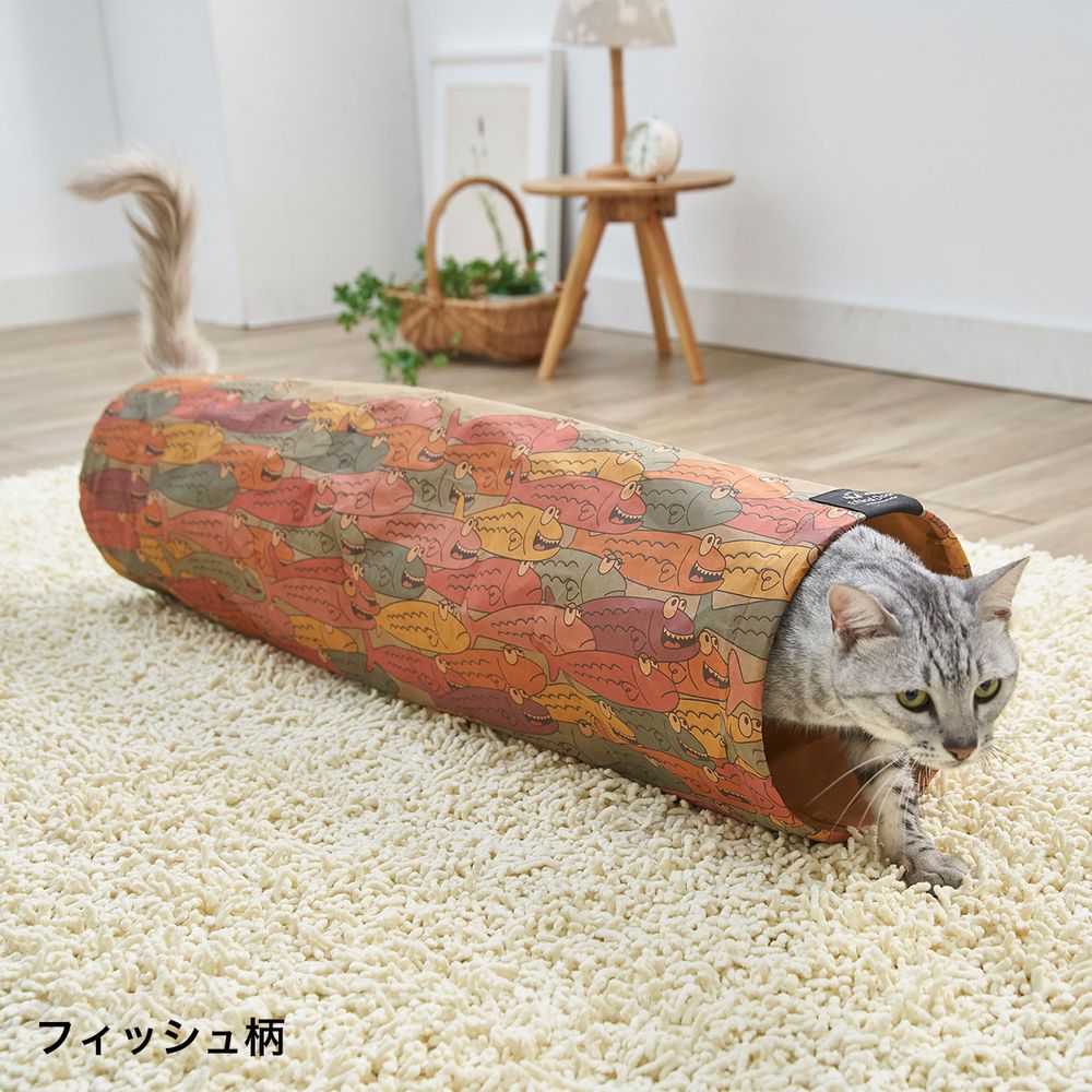 ペティオ EthicalDoor タフクラフト 猫トンネル フィッシュ 猫用 – FUJIX