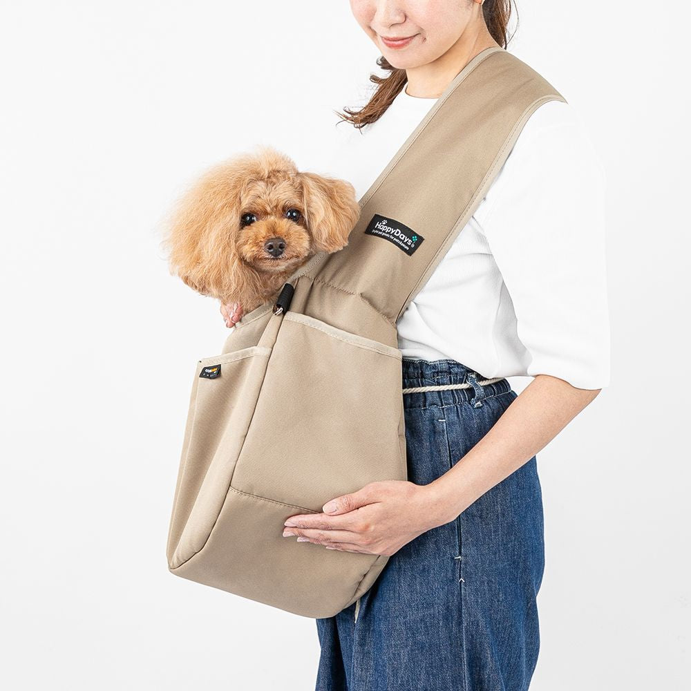 ペットプロジャパン HappyDays ペット用 スリングバッグ サックス